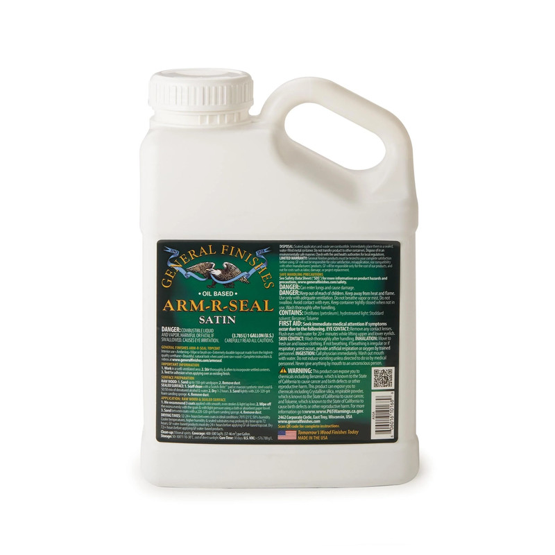 Arm-R-Seal Varnish - Solvent Based - Sheen:Satin - Size:1 Gallon